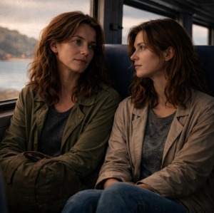 Полина скрывалась в маленькой гостинице у моря, надеясь, что прошлое наконец отпустит её.