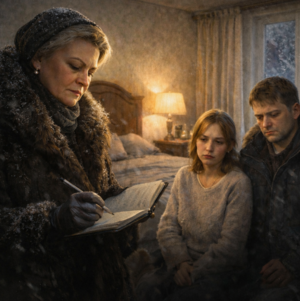 Голос Ильи звучал дрожал, когда он, явившись вместе со своей мамой, сухо объявил:  — За тем, как мы делим имущество, будет следить она.