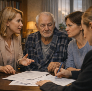 Она пришла с нотариусом к больному отцу, но одно слово поставило точку — Лилия исчезла из его жизни.