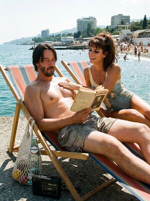 «Звезды Голливуда на отдыхе» (проект Павла Мелешкина)