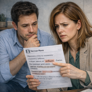 Марина просматривала неприятные комментарии о себе, и вскоре стало понятно, кто за всем этим скрывается.