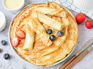 Большая блинная заготовка — пять начинок и несколько быстрых завтраков