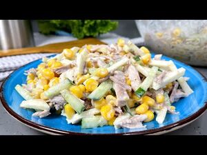 Салат «как в ресторане» за 15 минут