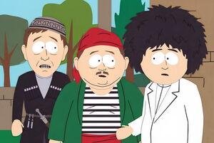 «Герои советских комедий в South Park» (проект Павла Мелешкина)