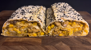 Высокобелковый рулет из лаваша с курицей — сочный и сытный рецепт