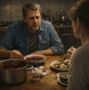 — Невкусно тебе? Отлично. С завтрашнего дня питаемся раздельно, сам себе готовь! — оmрезала Лариса мужу