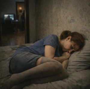 Никто не поинтересовался, почему у неё такой измученный вид, почему она легла в одежде, почему молчит.