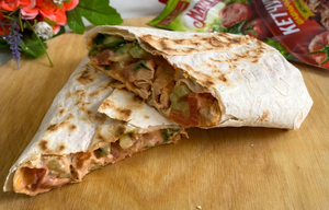 Шаурма с курицей. Готовим дома.