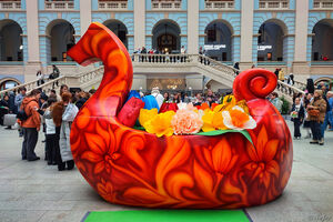 Выставка-ярмарка "Ладья" переехала в Гостиный двор и что из этого получилось