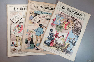 "La Caricature" - сатирический журнал, который издавался в Париже с 1880 по 1904 год