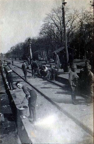 1915-1917. Альбом петти-офицера Вильяма Эдварда Локи из дивизиона бронемашин Авиационной службы ВМФ.