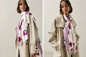 Способы стильно и красиво носить шёлковый платок этой весной