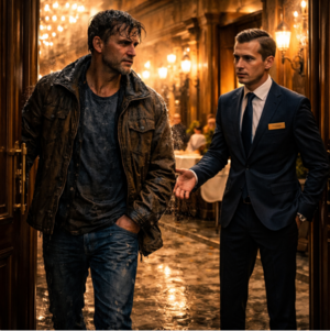 «Проваливай, оборванец, здесь не место таким, как ты!» — с насмешкой процедил администратор. Однако уже на следующий день его лицо перекосило от ужаса, когда он…