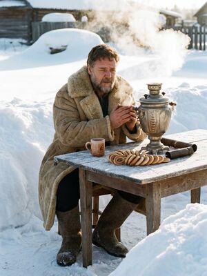 «Зима в деревне по-голливудски» (проект Павла Мелешкина)