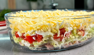 Весенний салат «Нежность» — праздник вкуса на вашей тарелке