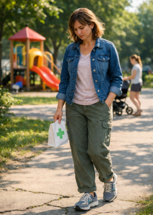 Наталья подняла глаза и увидела: самокат на большой скорости летел прямо на беременную девушку.