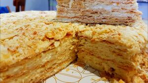 Торт Наполеон «Шестьсот»: Вкус пломбира без лишних затрат