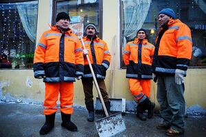 10-е годы XXI века на снимках Игоря Стомахина. 2012. «Акция «Утепляем Москву!»