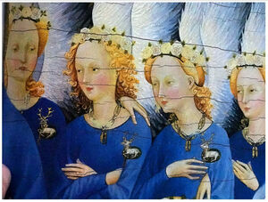 Бейджики средневековья и Уилтонский Диптих  