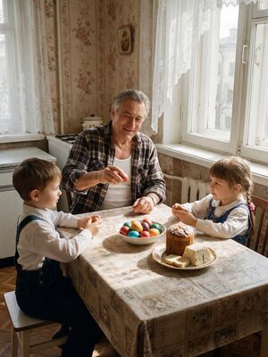 «Русская Пасха по-голливудски» (проект Павла Мелешкина)