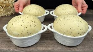 Немецкие булочки на «молочном уксусе»