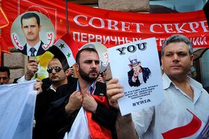 10-е годы XXI века на снимках Игоря Стомахина. 2012. «Акция солидарности с народом Сирии»