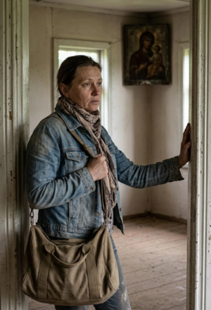 «Дом в деревне встретил меня пугающей пустотой. Лишь в углу сияла старая икона, за которой я обнаружила последнее послание — конверт, оставленный матерью»