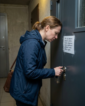 Вернувшись домой, я обнаружила на двери записку: мне закрыли доступ в собственное жилье, пока я не докажу своё почтение матери мужа.