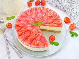 Чизкейк без выпечки, который покорил меня с первого кусочка! Красивый, нежный и невероятно вкусный.