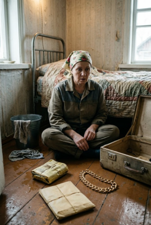 Анна молча собрала вещи своей подруги и выставила большой чемодан прямо на ступеньки крыльца