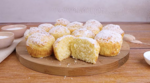 Мягкие и ароматные кокосовые маффины 