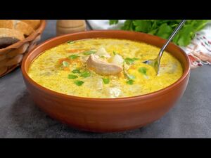 Польский молочный суп с курицей: нежный, сытный и очень простой в приготовлении