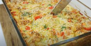 Запеканка из кабачка и лаваша: летом готовлю постоянно — дёшево и вкусно, а рецепт проще не придумаешь.