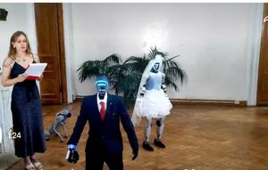Робото-перфоманс: в Москве поженили роботов