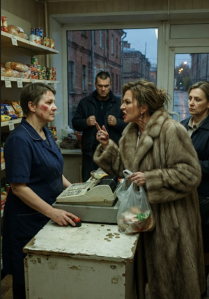 На кассе обеспеченная женщина бросила мне в лицо мелочь. Но вместо слез обиды я сделала одно движение, которое всё изменило…