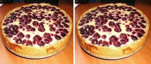Нежный заливной пирог с ягодами — мой любимый вкус лета
