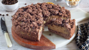 Кофейный пирог с хрустящей крошкой 
