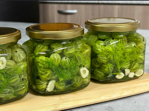 Маринованный крыжовник на зиму: необычная закуска к мясу