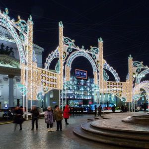 Самые красивые кадры с фестиваля «Рождественский свет» в Москве