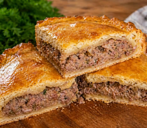 Мясной пирог, к которому хочется возвращаться: тонкое тесто и начинка, в которой сосредоточен весь вкус