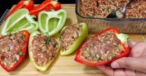 Перцы, фаршированные по-турецки