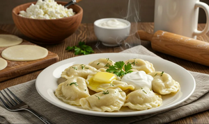 Вареники с творогом