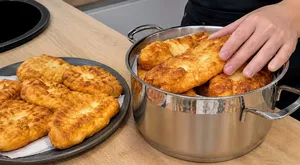 Пирожки с картошкой на кефире 
