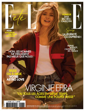 Фотосессия Virginie Efira (Elle France, 30 июля 2026)
