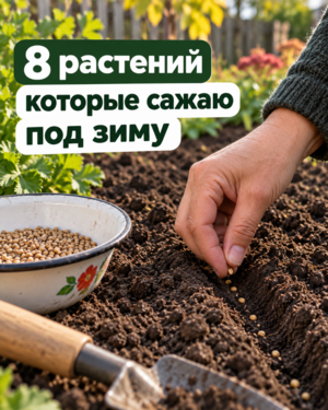8 культур, которые стоит посадить под зиму, чтобы уже весной собрать ранний урожай