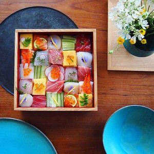 10 мозаик из суши, выглядящие как произведения искусства