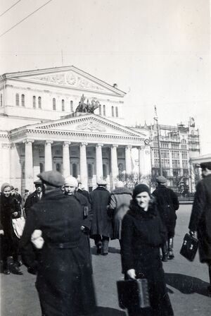 1935. Геза Шанто в Москве