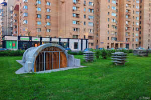 Короткая прогулка по Москве, улицы в районе Маяковской