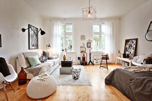 Несколько идей по обустройству интерьера из шведской квартиры 51 м²