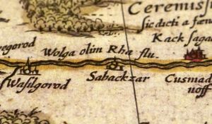 Удивительная карта России 1614 года. Река РА, Тартария и Пегая Орда